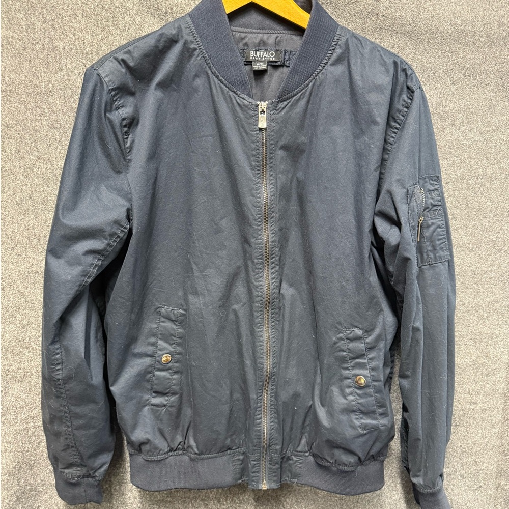 Buffalo David Bitton Men's Dark blue Bomber Jacket